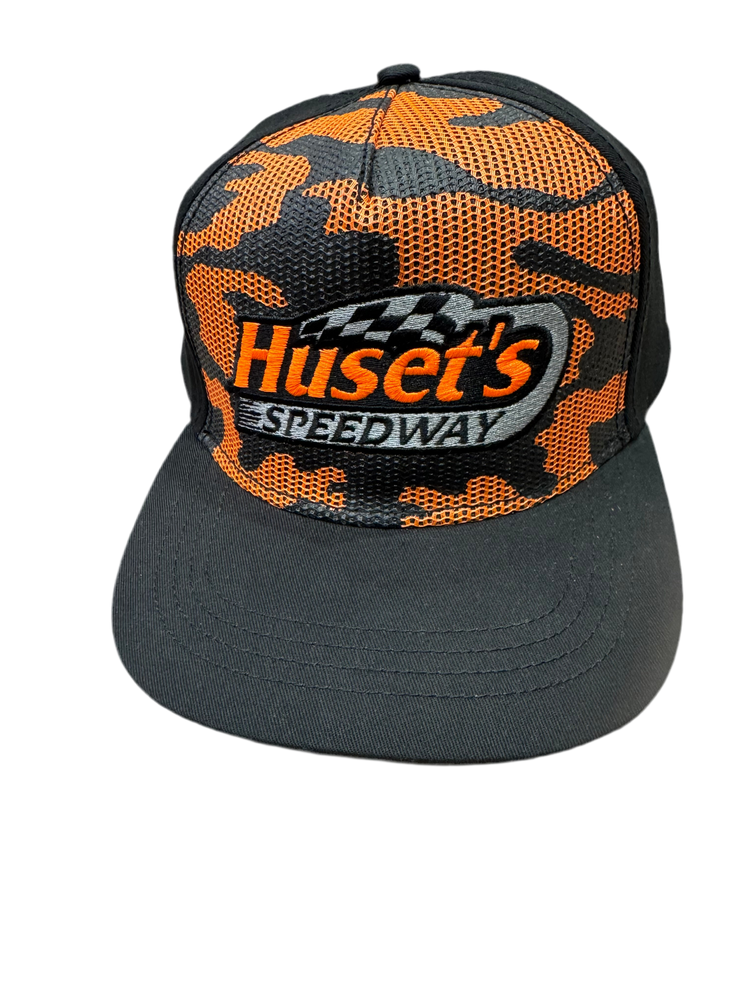 Huset's Orange Camo Flatbill