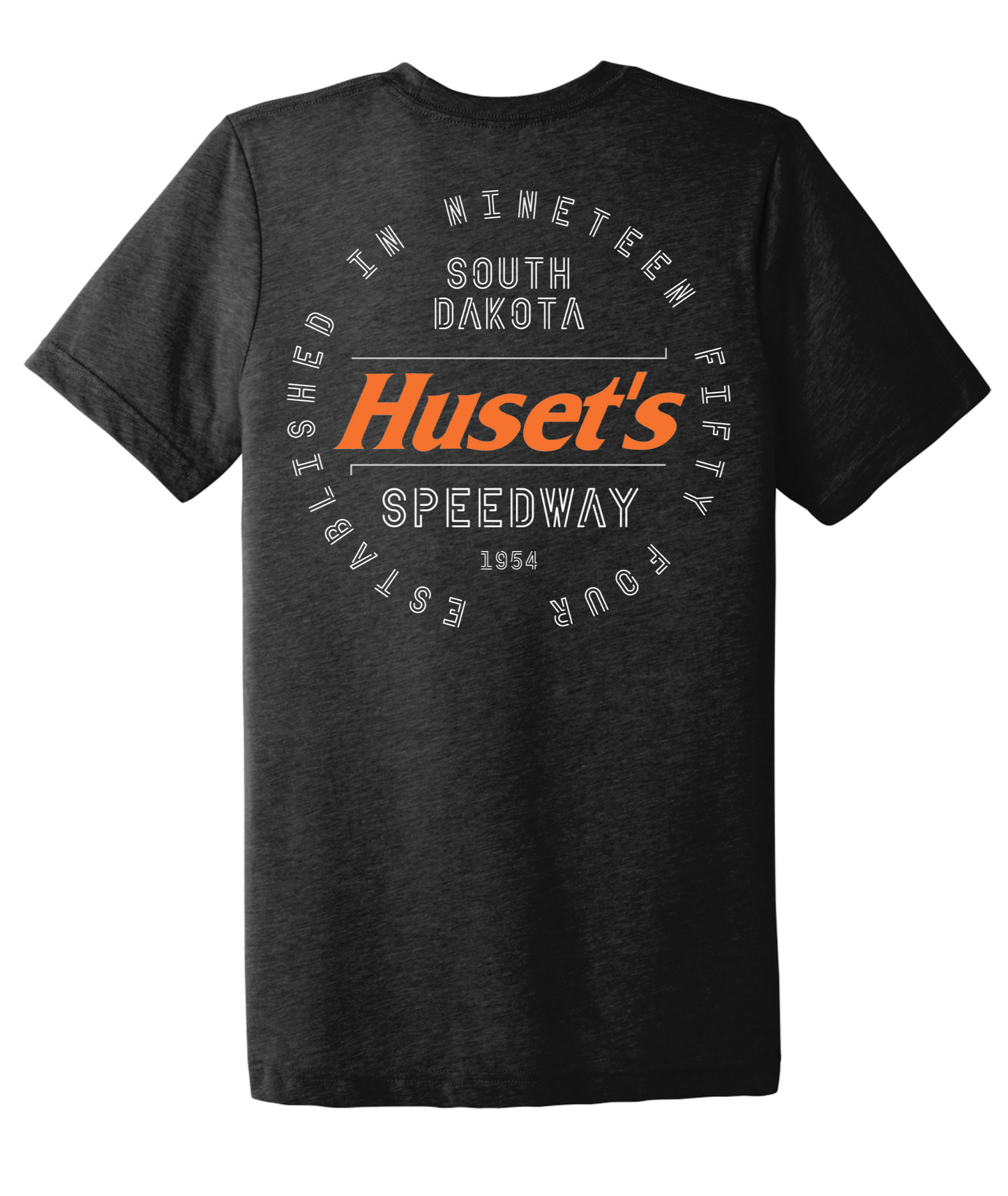 Huset's Circle Back Logo Heather Gray
