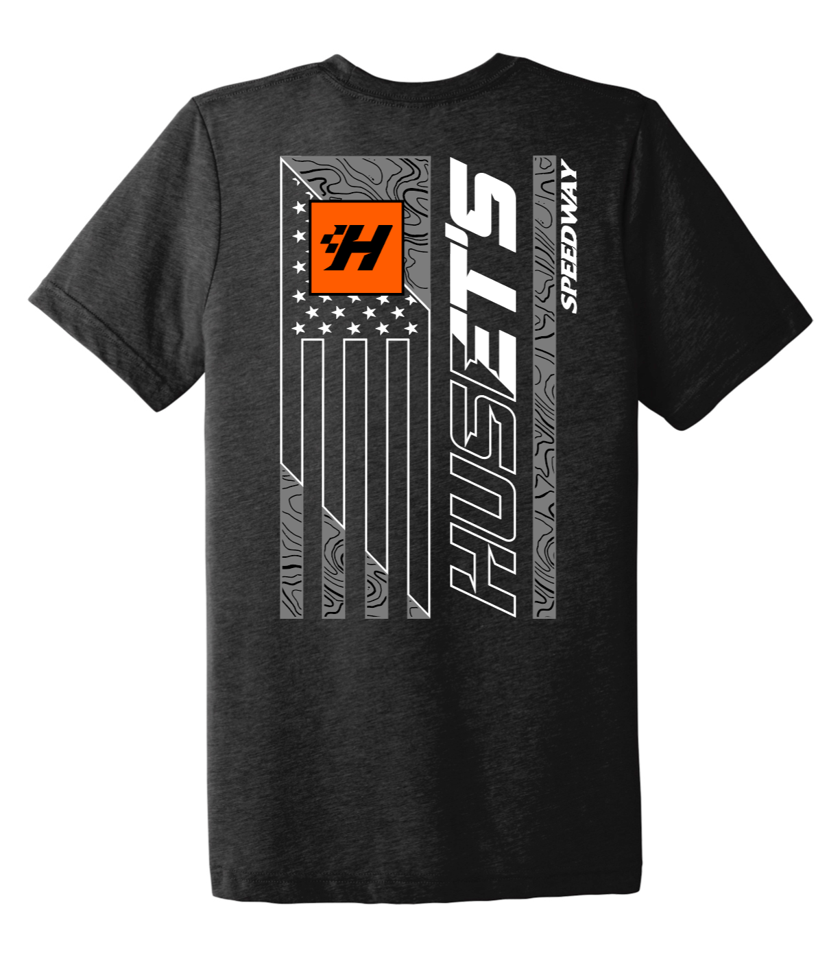 Huset's Speedway Flagged Fury Short Sleeve Back