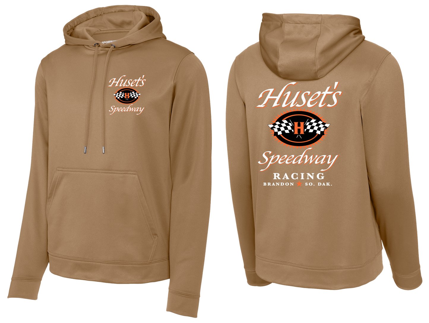 Huset's Speedway Handmade Racing Tan Sweatshirt