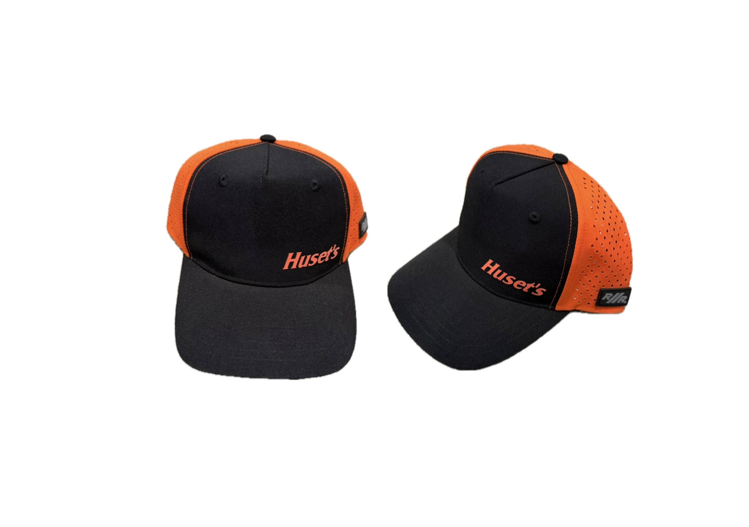 Flexfit Drone Pilot Snapback Cap - Black & Orange Premium 2-Tone Flatbill, Embroidered Design