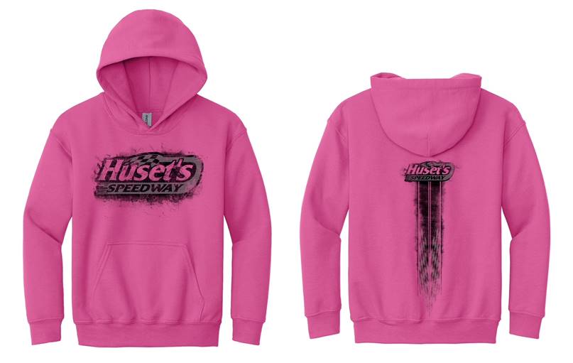 YOUTH Huset's Rugged Logo Pink Sweatshirt
