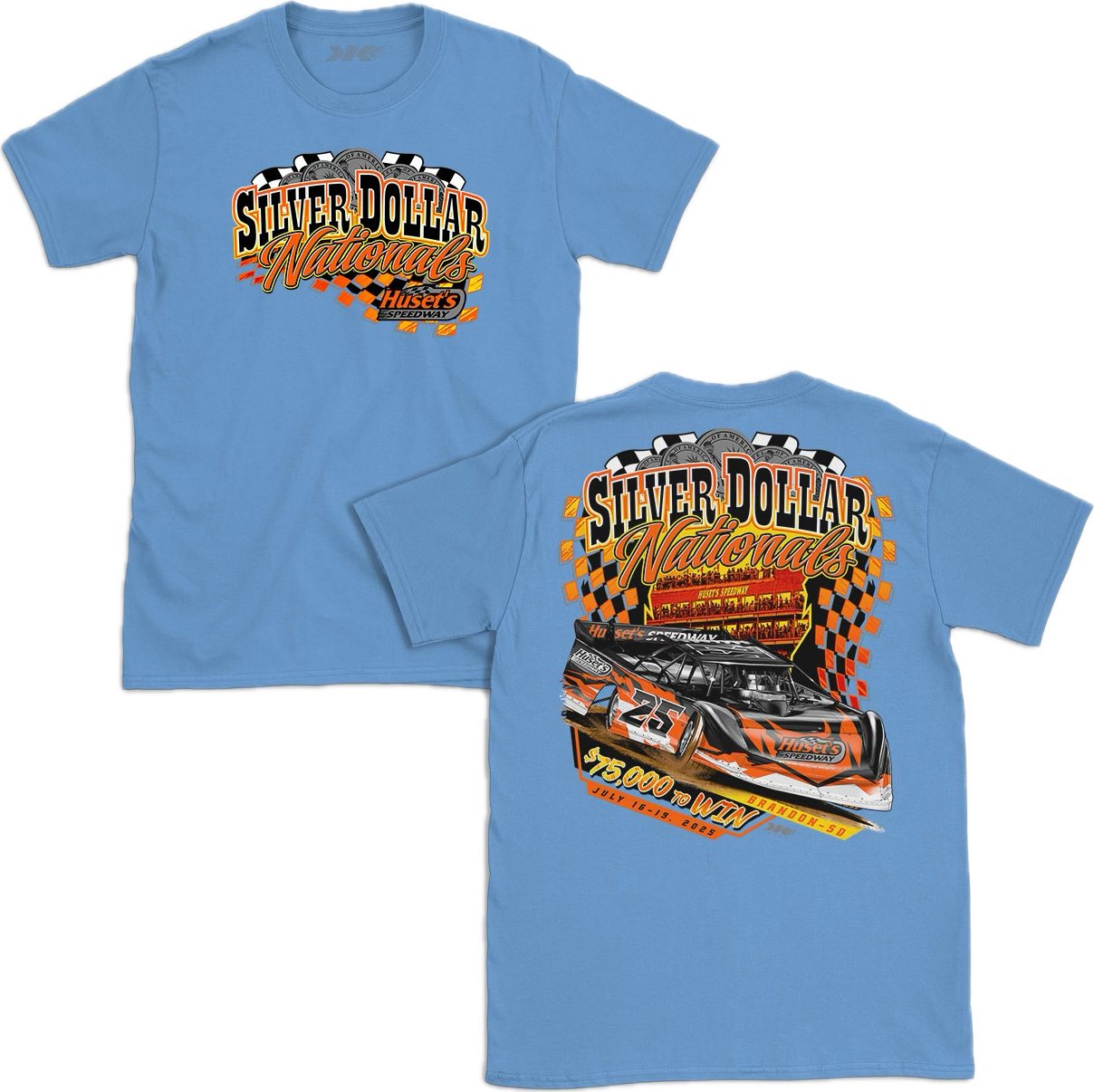 25 Silver Dollar Nationals Carolina Blue Short Sleeve