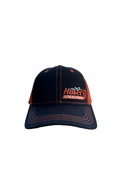 Orange Stitched Trucker Hat