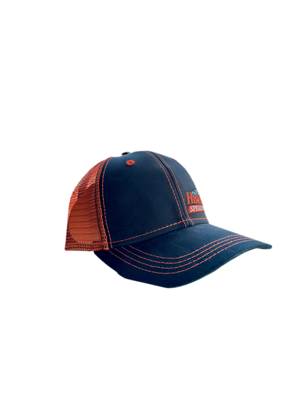 Orange Stitched Trucker Hat