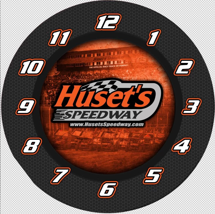 PRE ORDER Huset's Speedway Neon Wall Clock