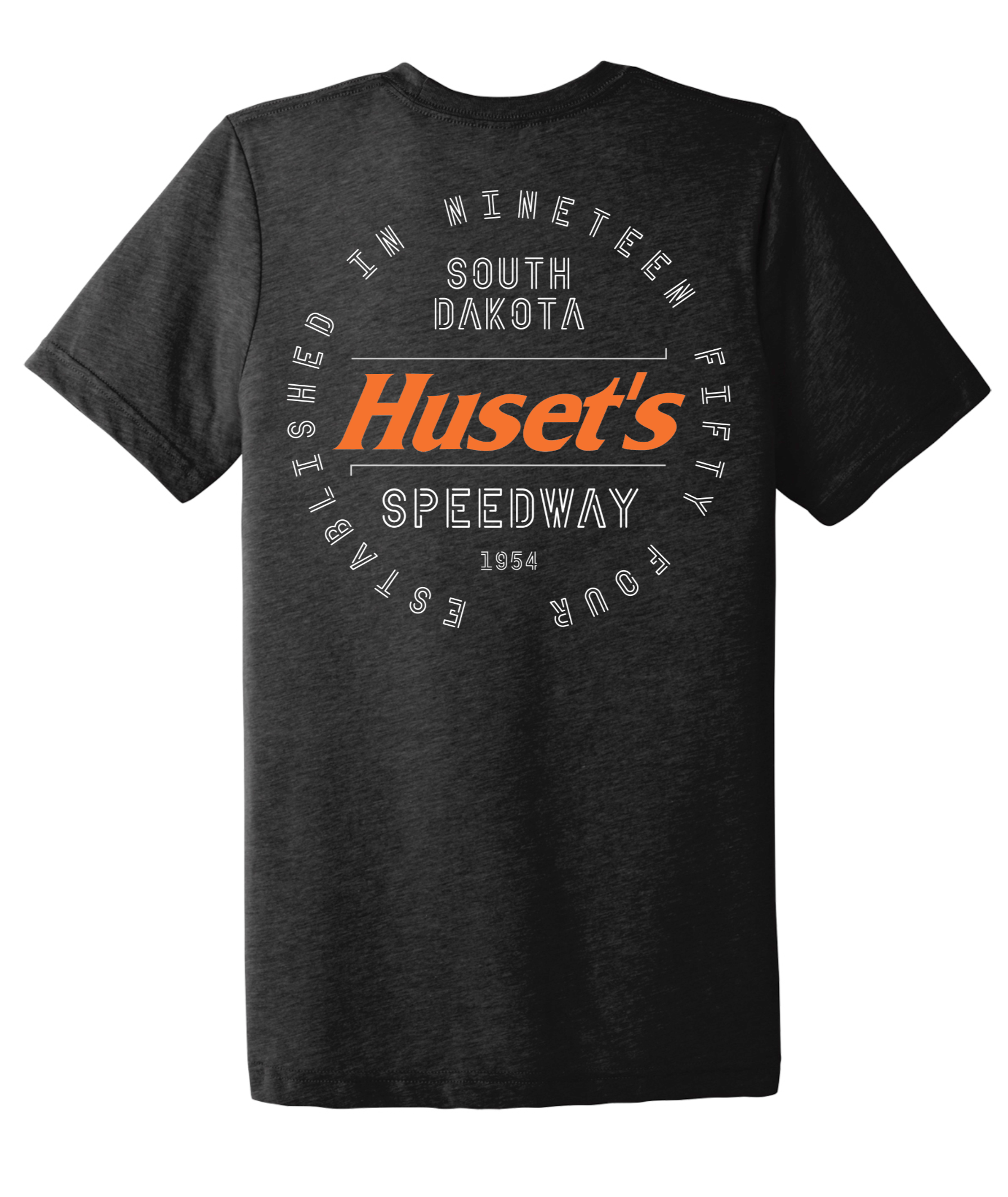 Huset's Circle Back Logo Heather Gray