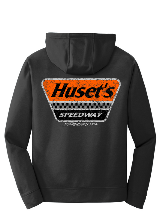 Huset's Trapezoid Logo Black Sweatshirt