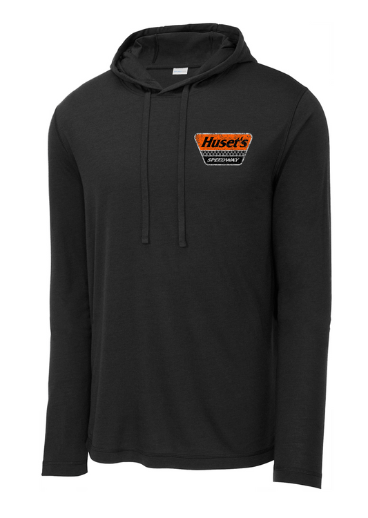 Huset's Trapezoid Logo Hooded Long Sleeve