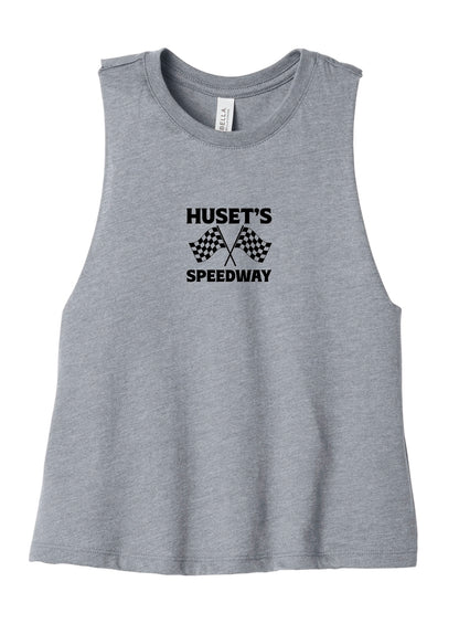 Women’s Checkered Charm Crop Tank