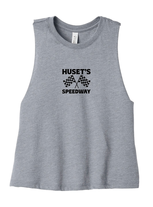 Women’s Checkered Charm Crop Tank