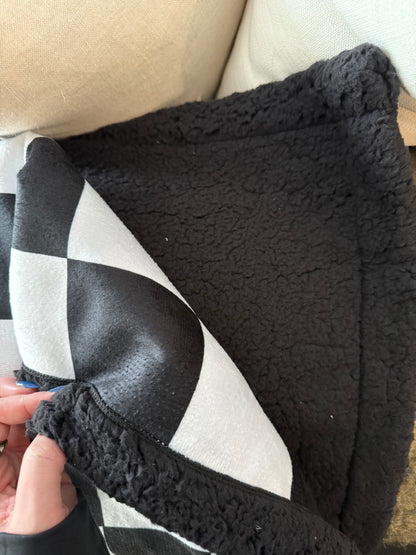 Checkered Throw Blanket