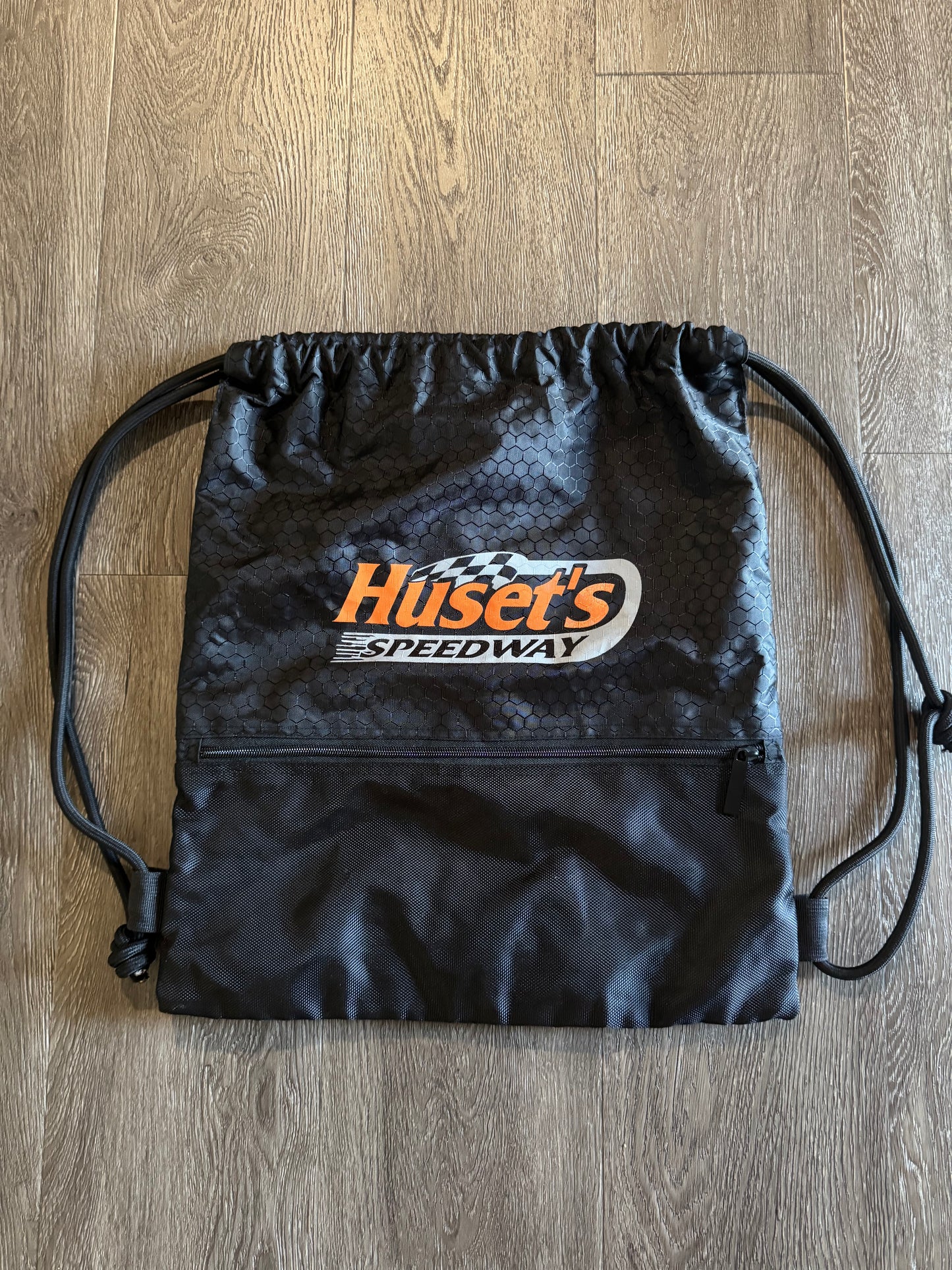 Huset's Drawstring Bag with Zipper