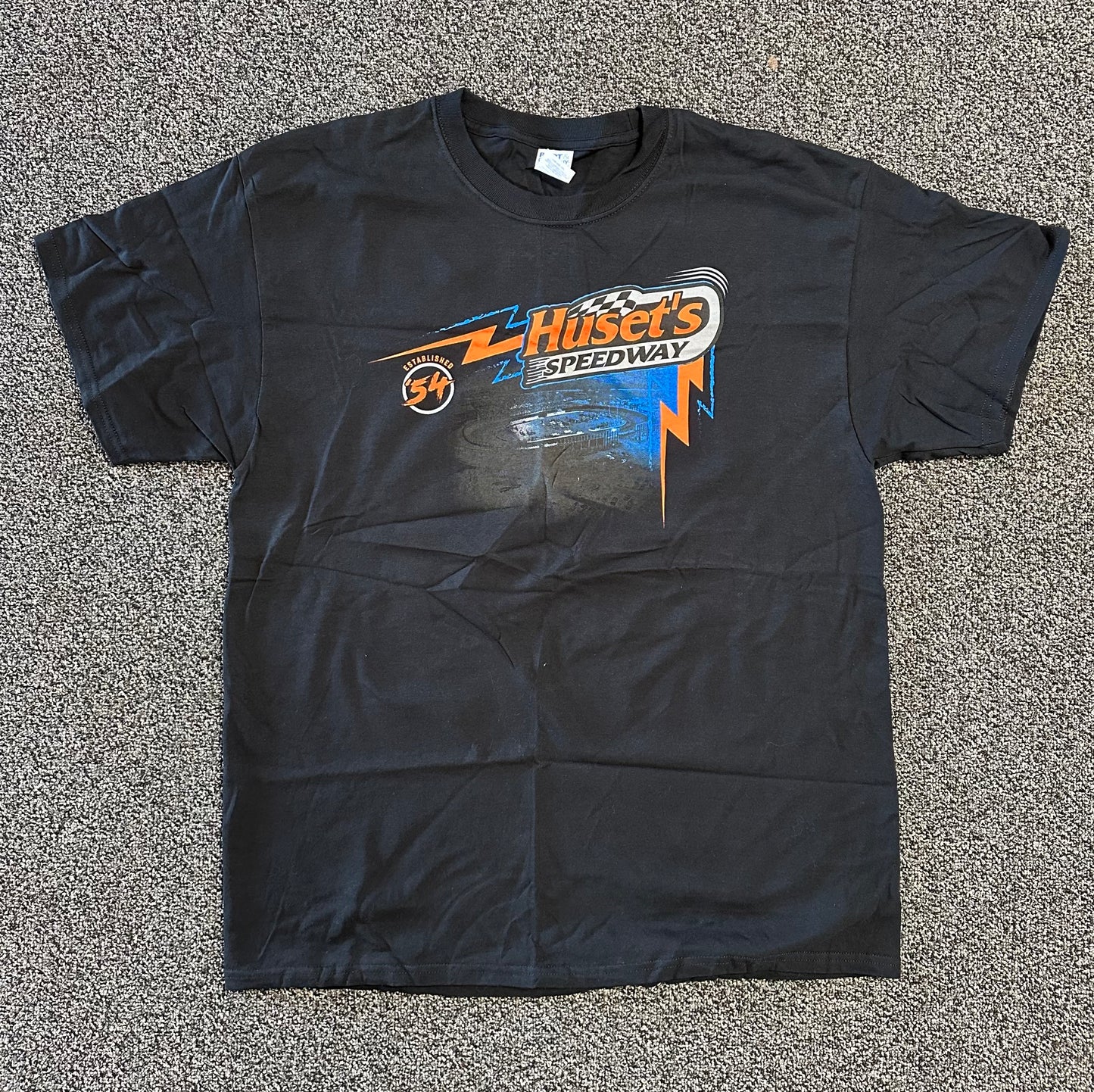 Huset's Est. 54' Black Short Sleeve