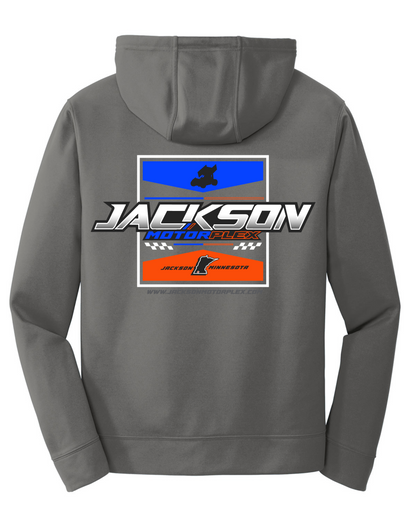 Jackson Motorplex Gray Sweatshirt Back