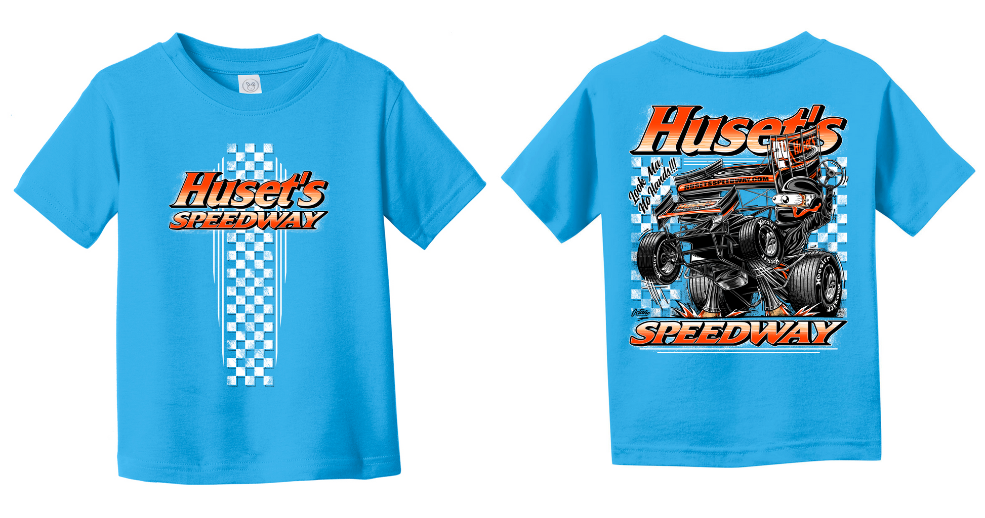 YOUTH Huset's Sprint Car 24' Blue Short Sleeve