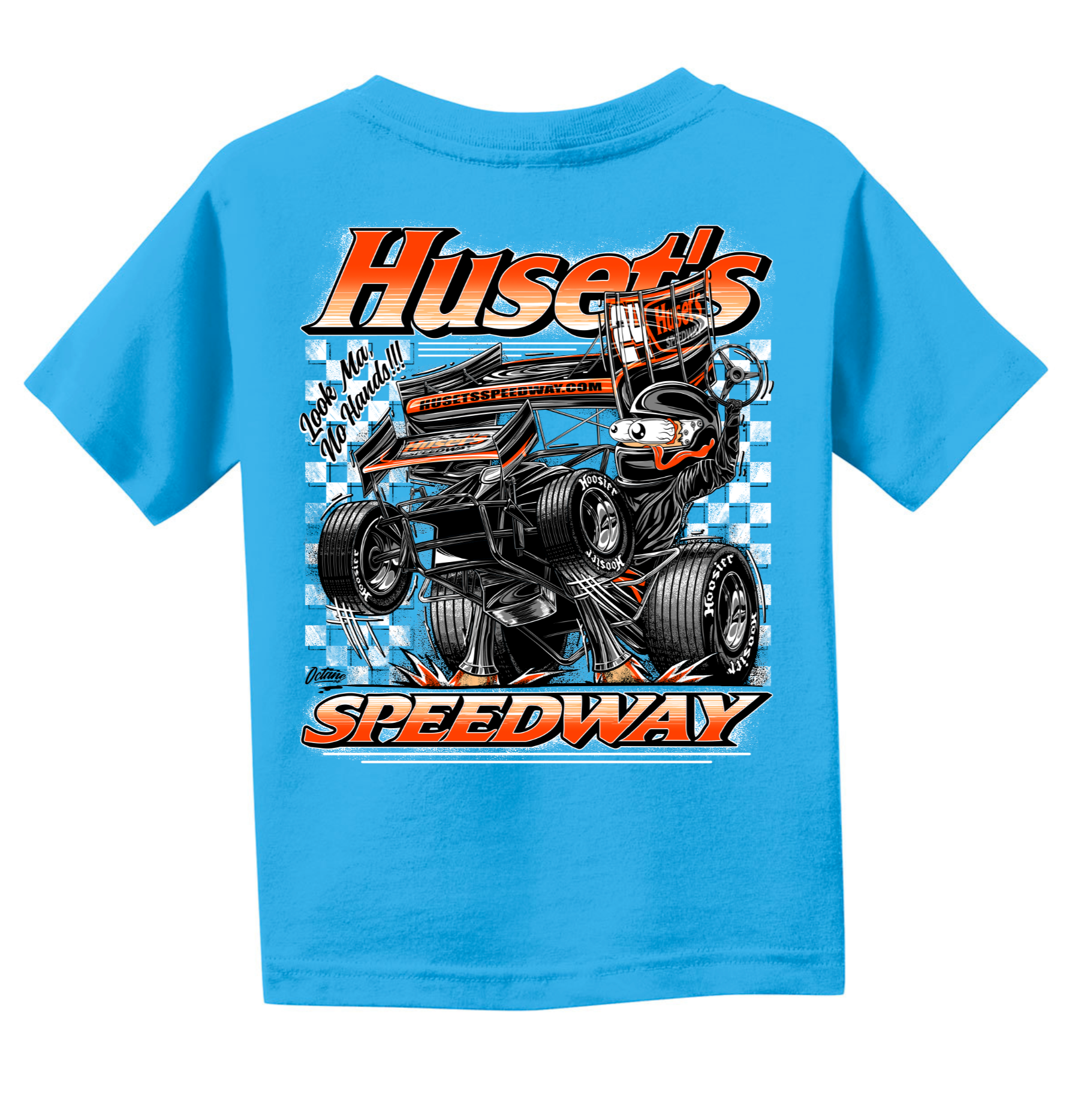 YOUTH Huset's Sprint Car 24' Blue Short Sleeve