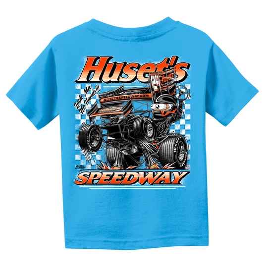 YOUTH Huset's Sprint Car 24' Blue Short Sleeve